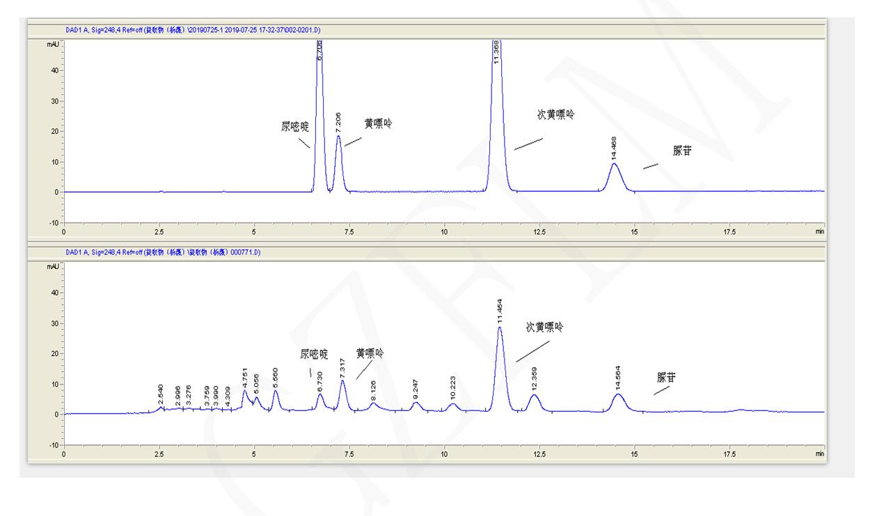 北京推薦黃嘌呤、次黃嘌呤、尿嘧啶與尿苷的分離用液相色譜柱